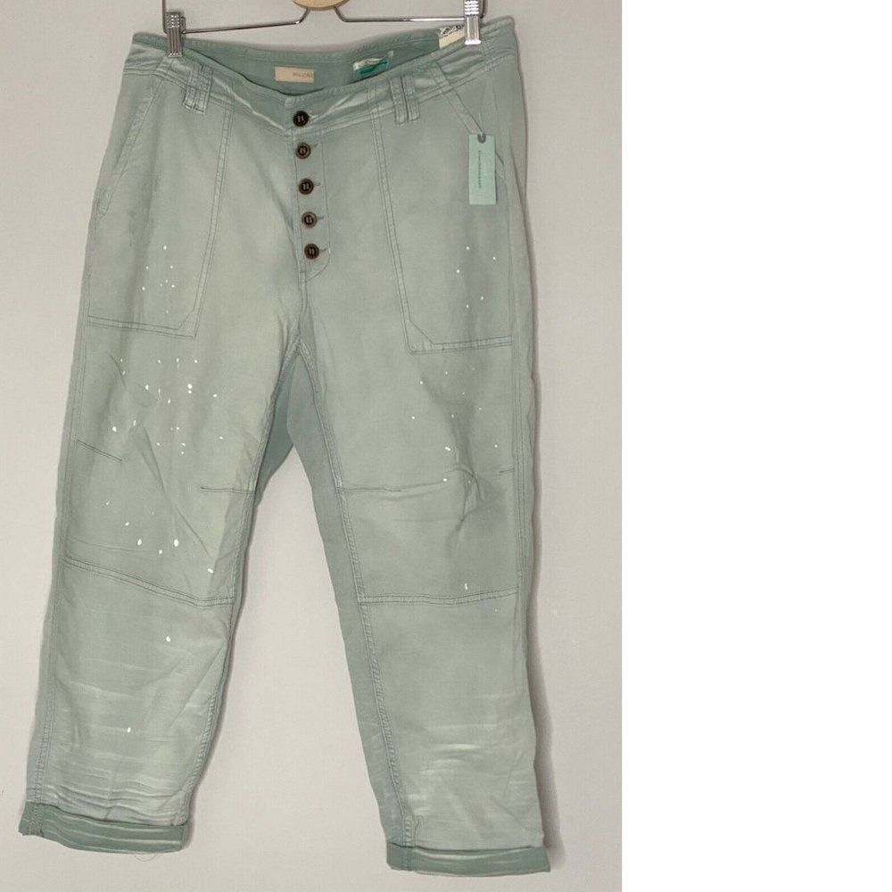 new Anthropologie utility cargo painter pants 26W NEW WITH TAG